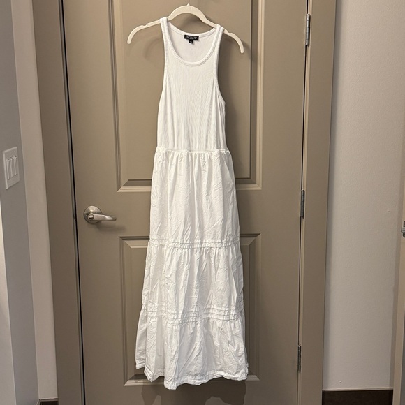 J. Crew Vintage Rib high-neck cutaway tank dress with Poplin Skirt - Picture 2 of 4